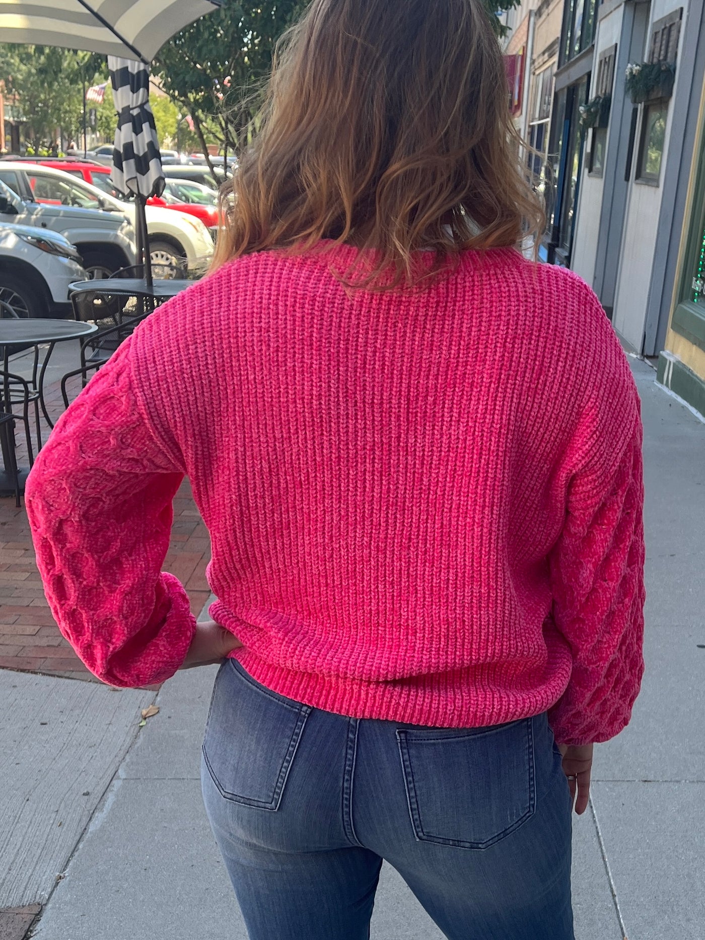 Callie Hot Pink Sweater