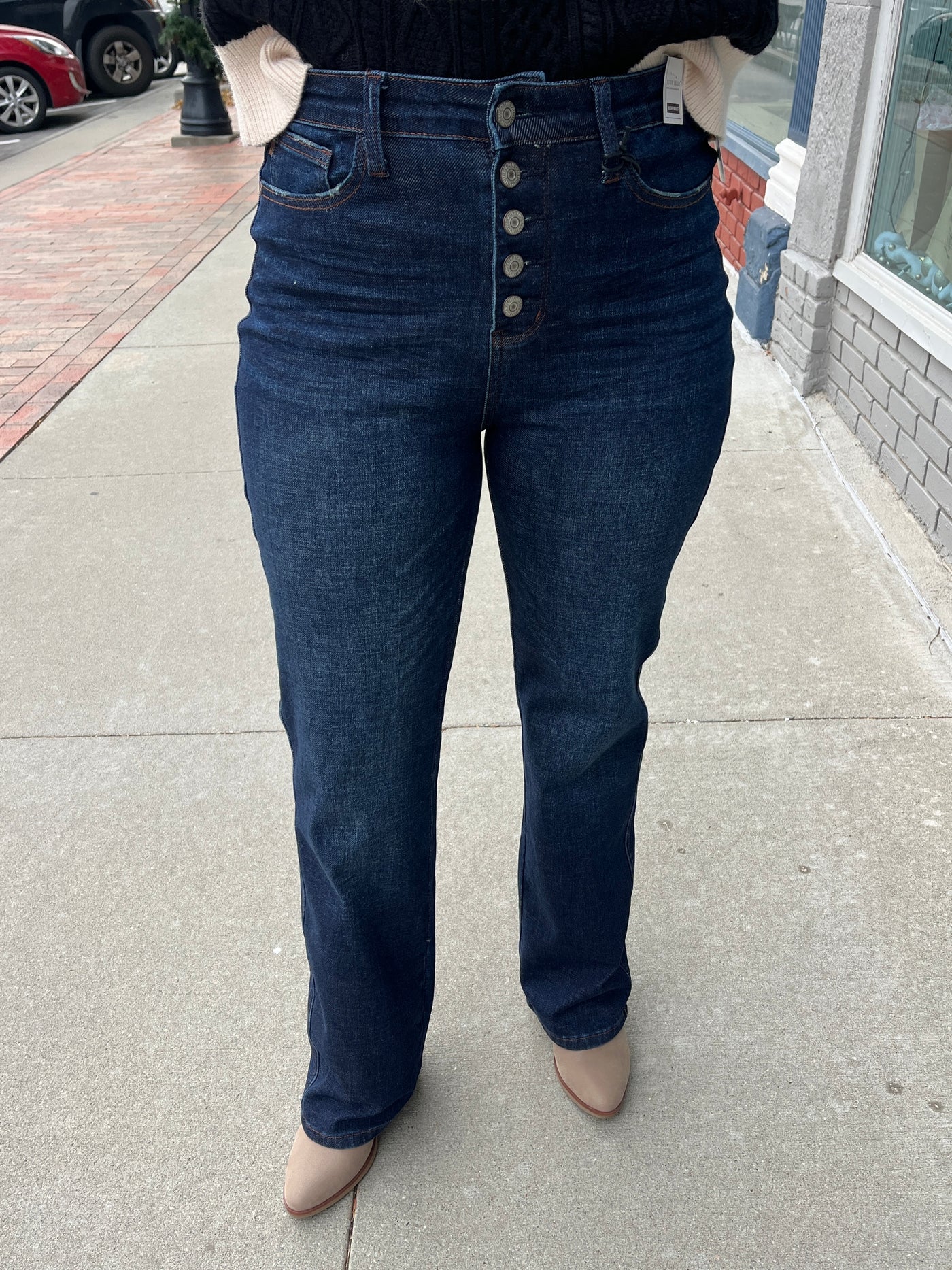 Judy Blue Button Fly Straight