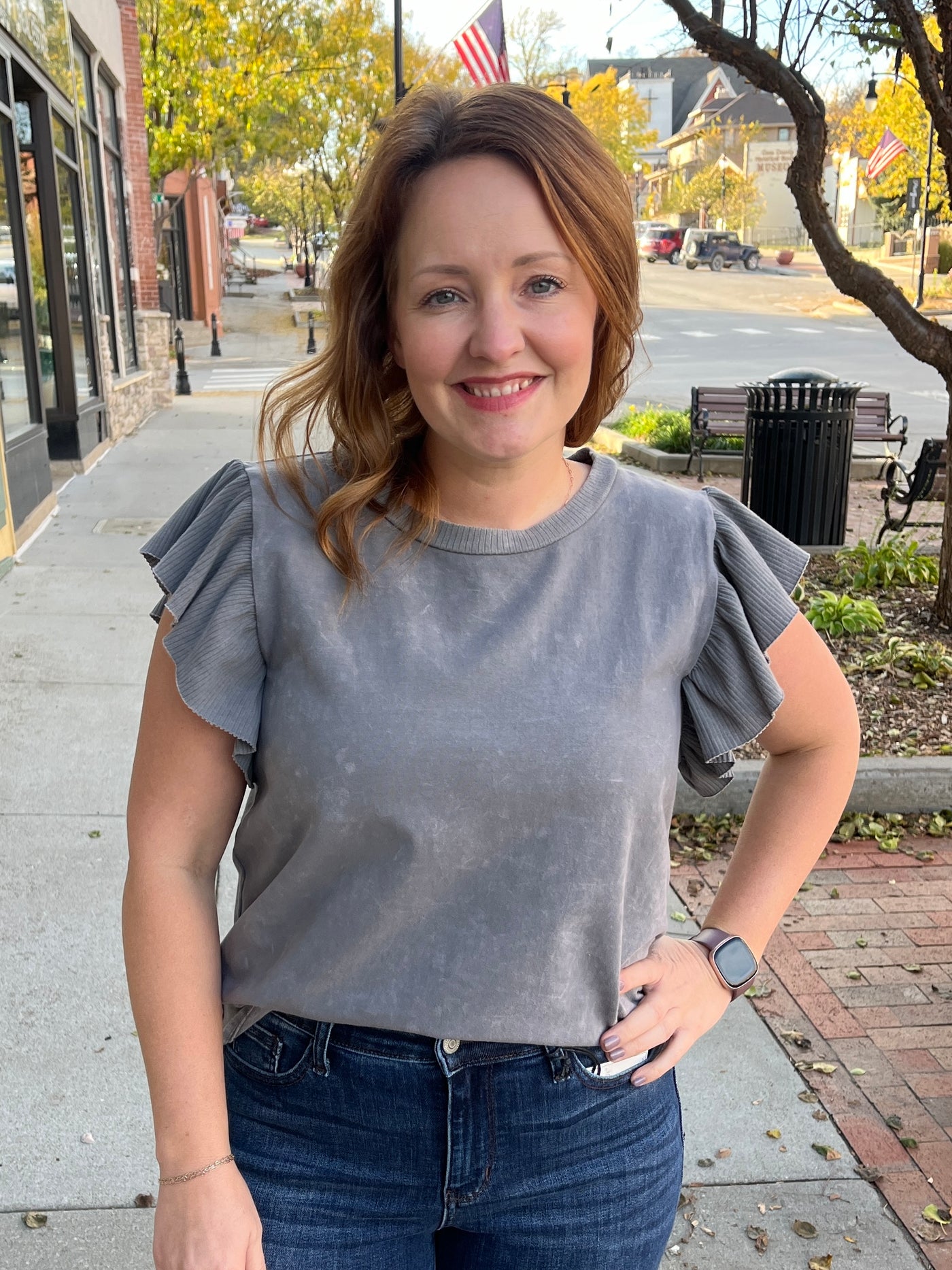 Flutter Sleeve Tee
