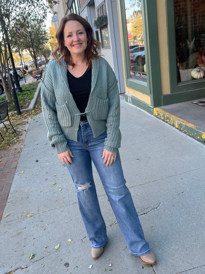 Dusty Mint Cardigan