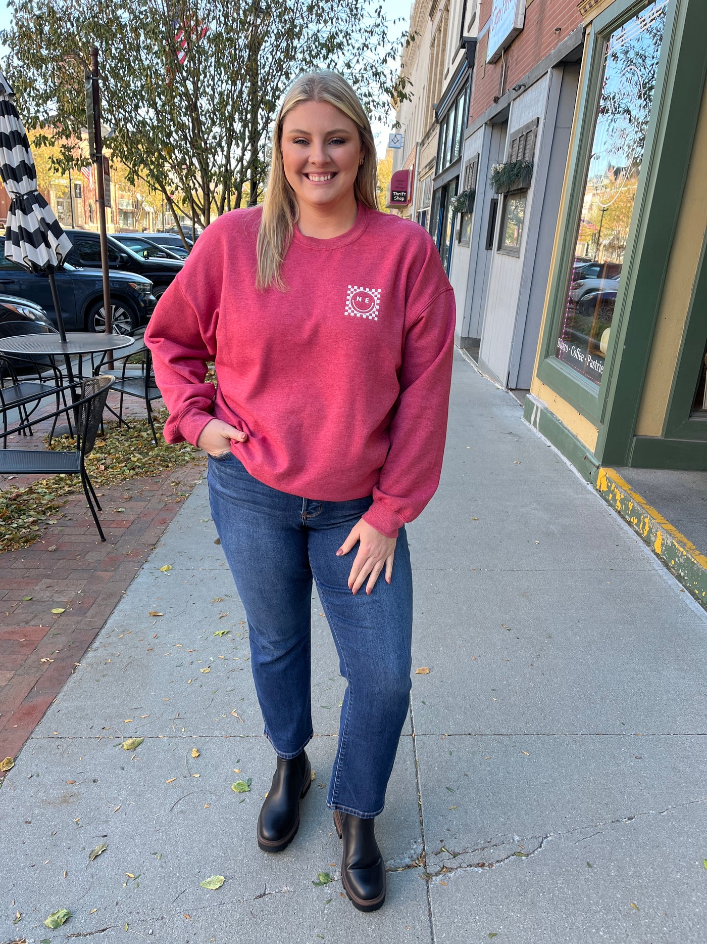 Nebraska Smile Crewneck Sweatshirt