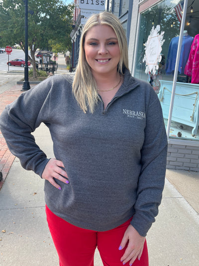 Nebraska 1/4 Zip Pullover