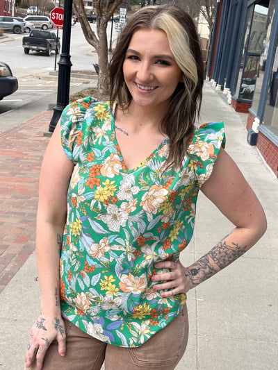 Garden Floral Blouse