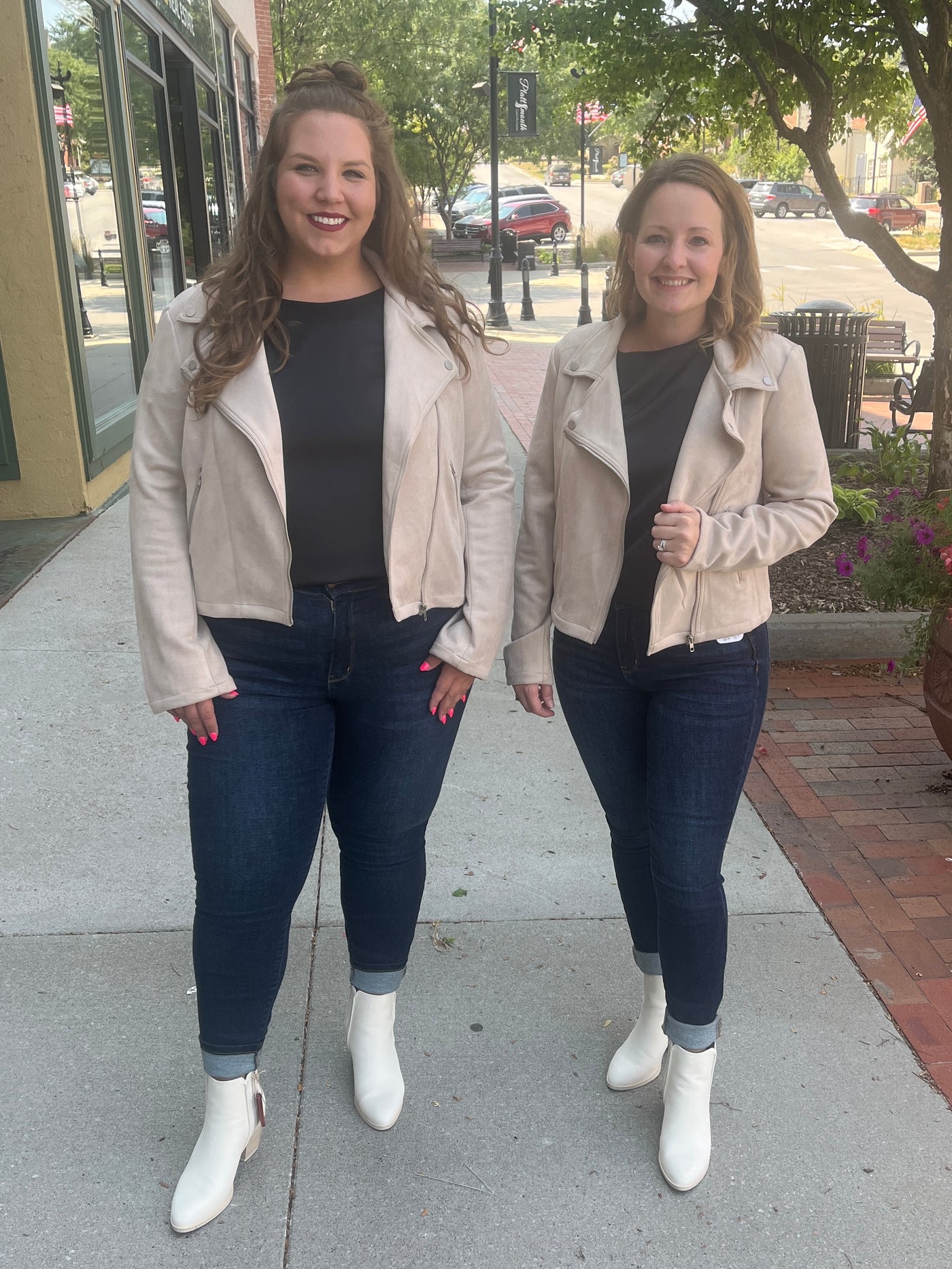 Suede Moto Jacket