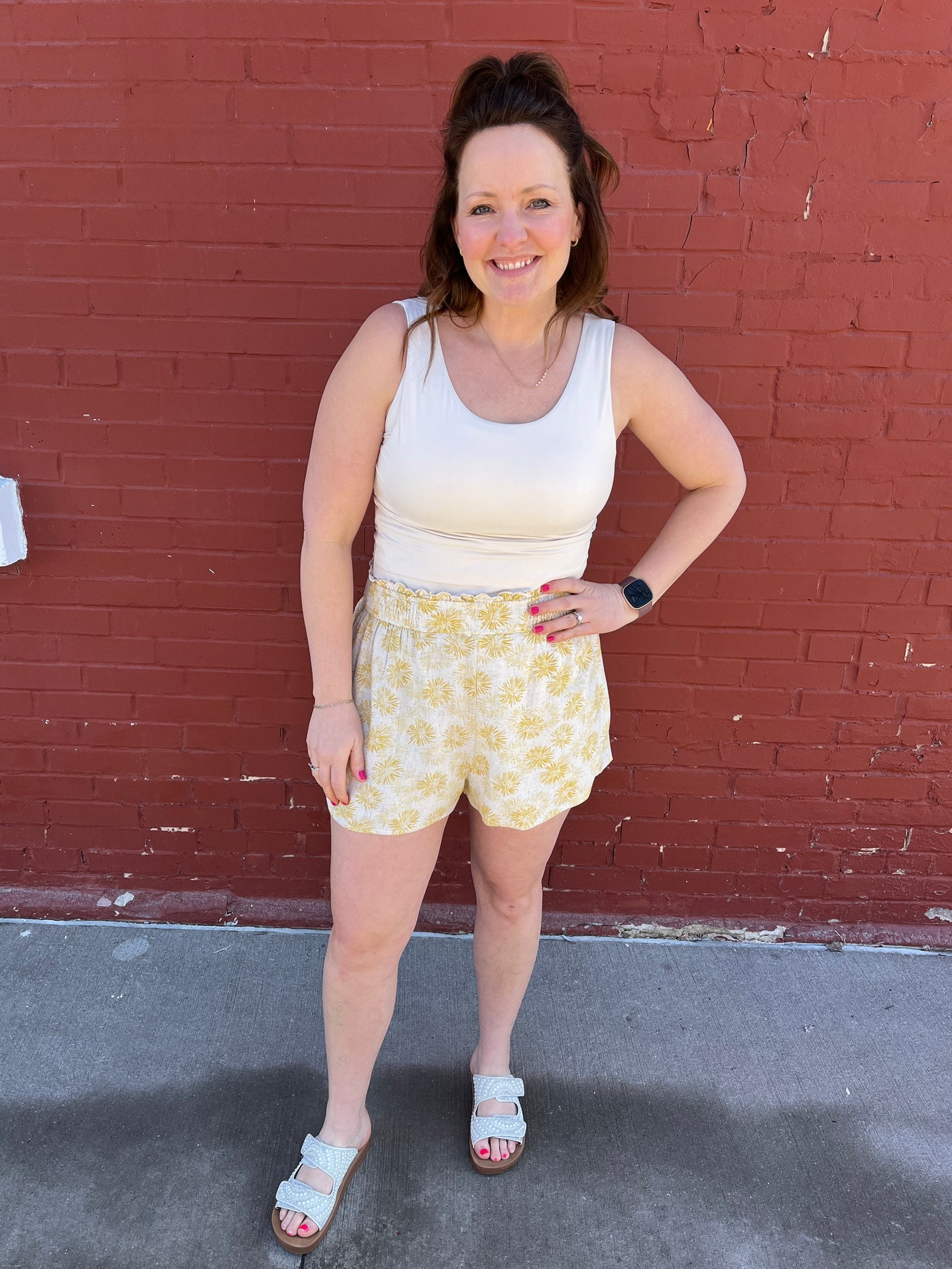 Linen Dandelion Shorts