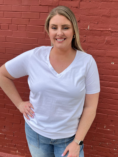 Olivia Short Sleeve Tee - White