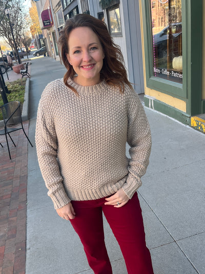 Oatmeal Knit Sweater