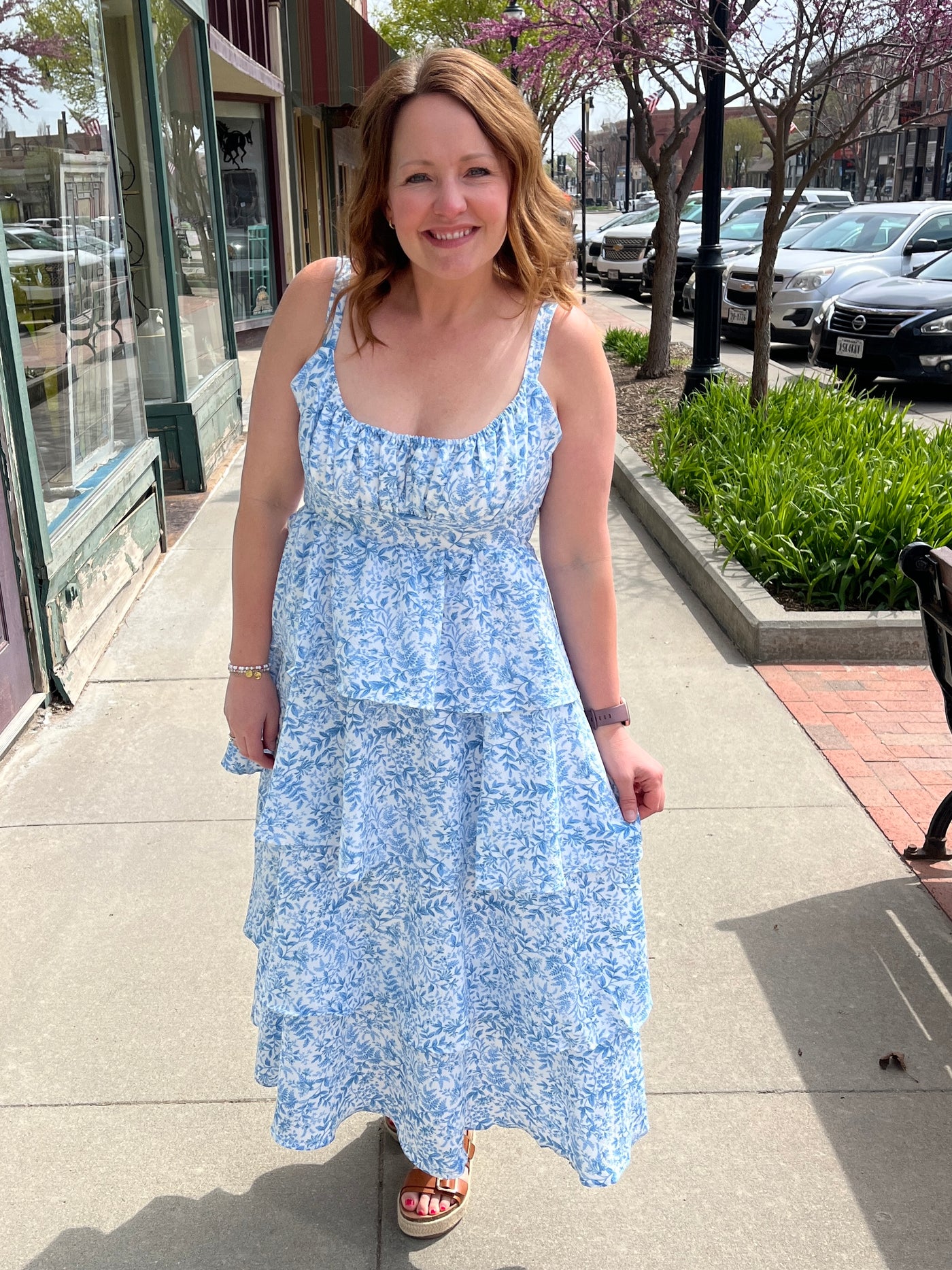 Azure Midi Dress