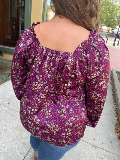 Floral Long Sleeve Blouse