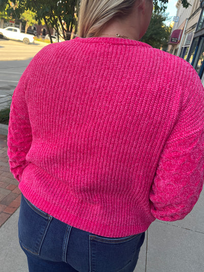 Callie Hot Pink Sweater