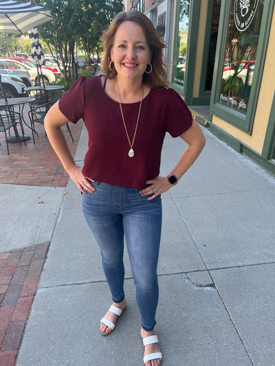 Tulip Sleeve Blouse