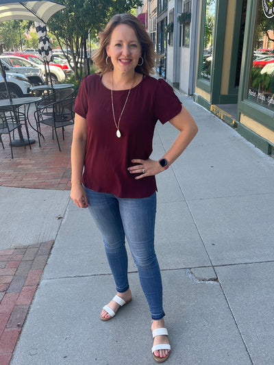 Tulip Sleeve Blouse