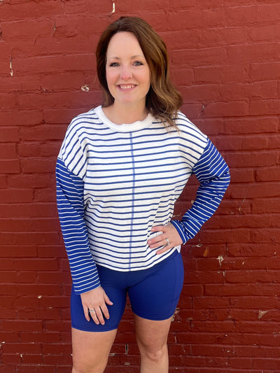 Colorblock Stripe Long Sleeve