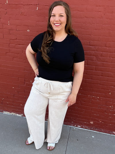 Stripe Linen Pants