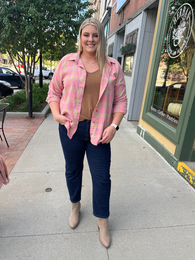 Hazy Blush Plaid