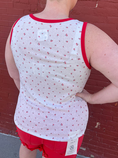 Floral Pocket Tank