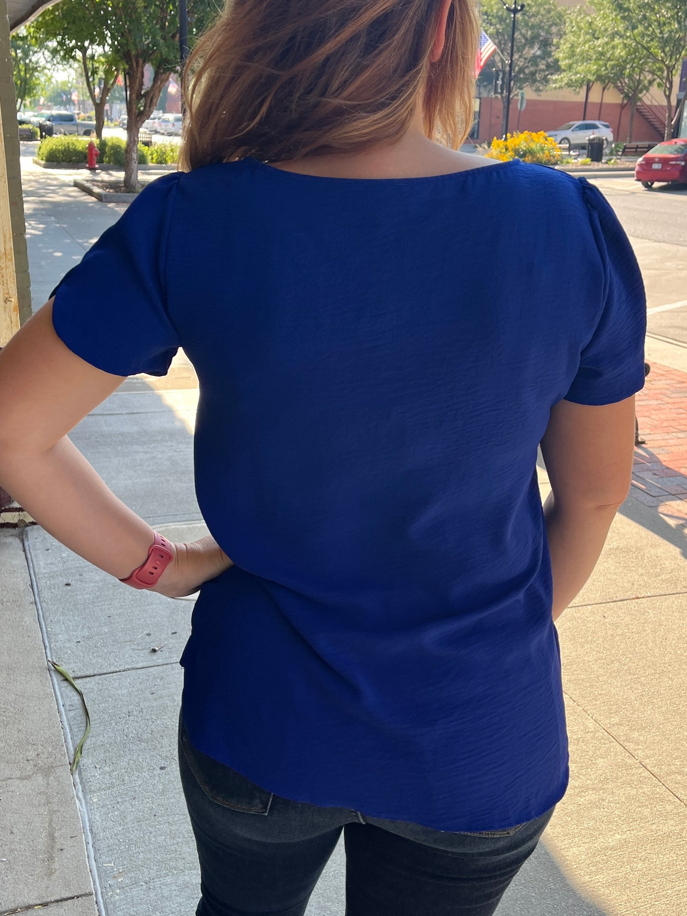 Tulip Sleeve Blouse