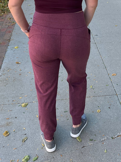 Cassis Rib Brushed Joggers