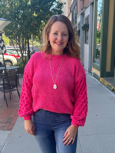 Callie Hot Pink Sweater