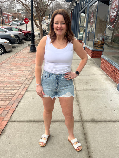 Cello Rhinestone Shorts
