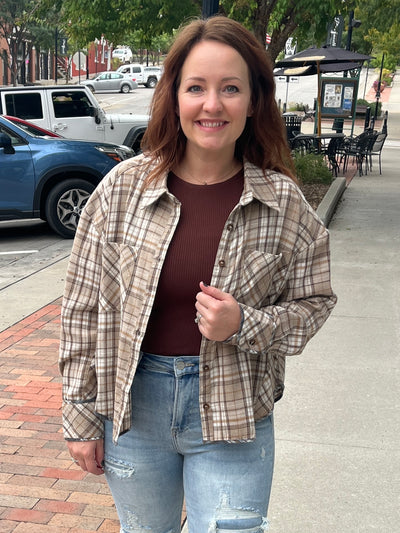 Beige Mix Flannel