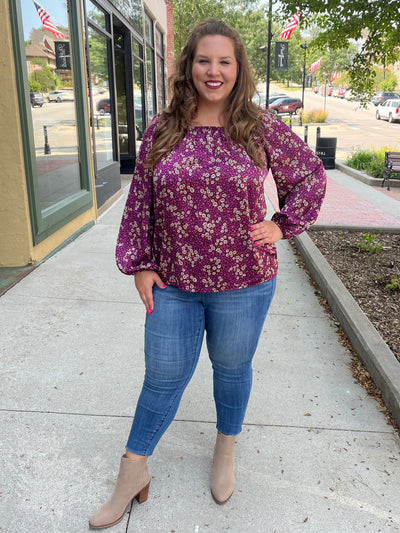 Floral Long Sleeve Blouse