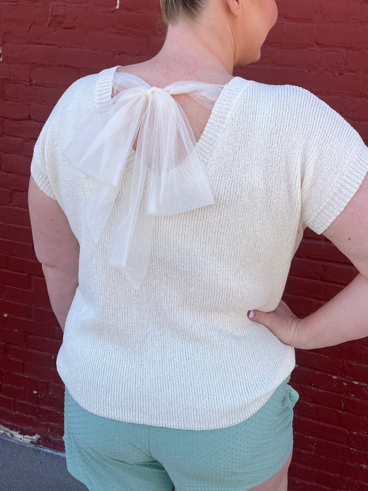 Bow Tie Back Top