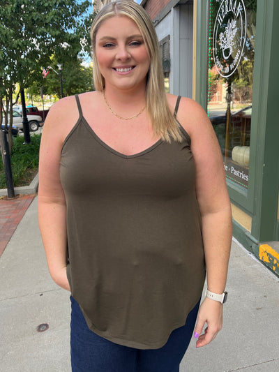 Olive Reversible Layer Tank