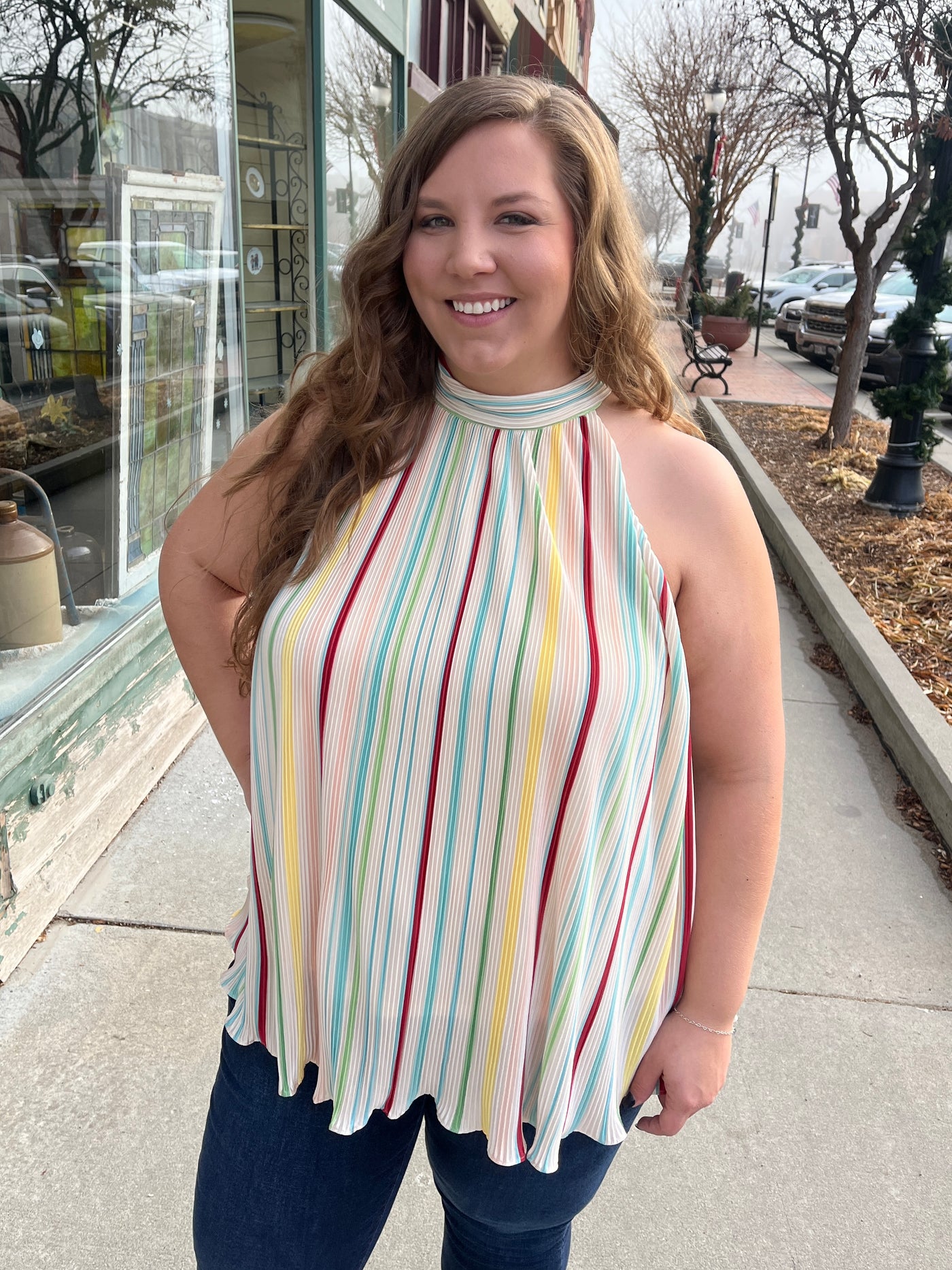 Accordian Crinkle Tank