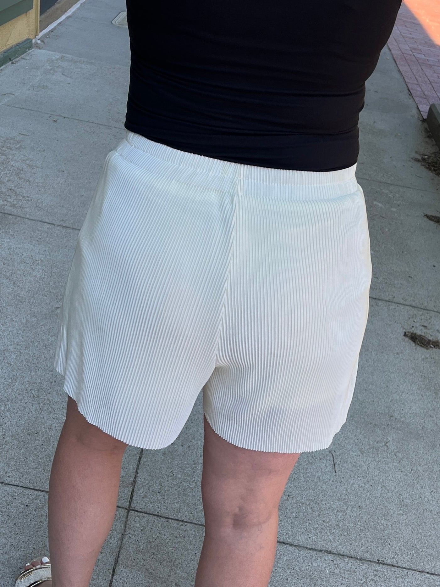 Satin Crinkle Shorts