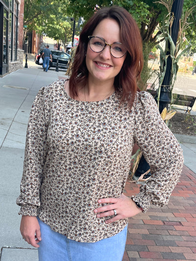 Floral Long Sleeve Blouse