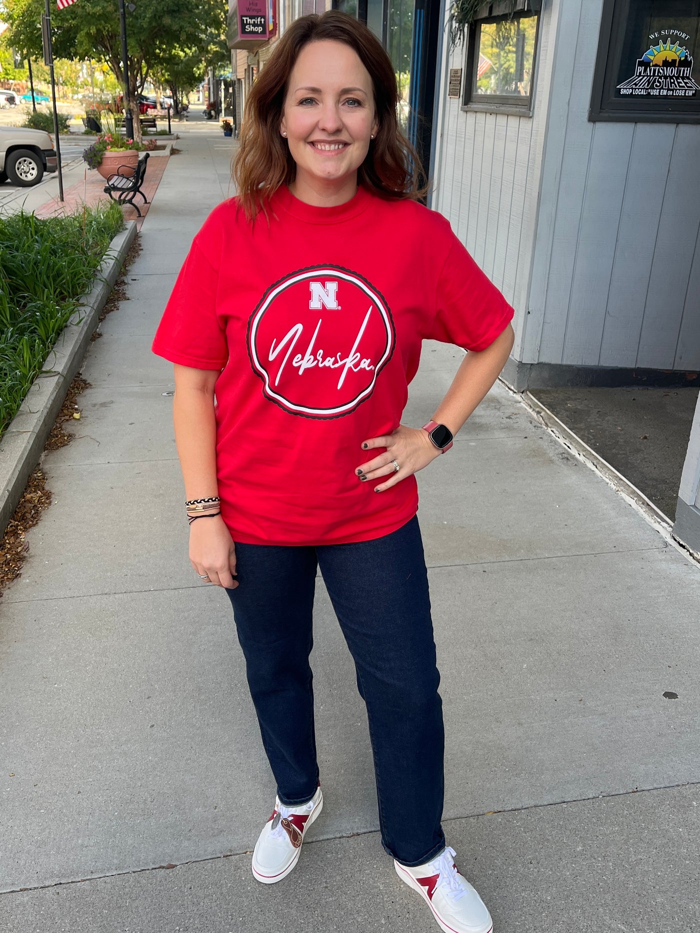 Nebraska Circle Tee