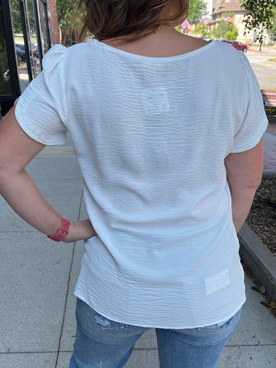 Tulip Sleeve Blouse