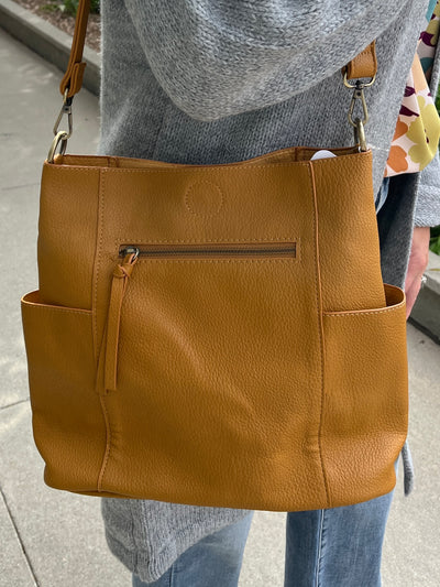 Kayleigh Side Pocket Bucket Bag