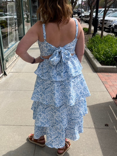 Azure Midi Dress