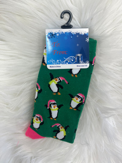 Holiday Socks - Penguin
