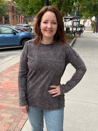 Long Sleeve Pocket Tee