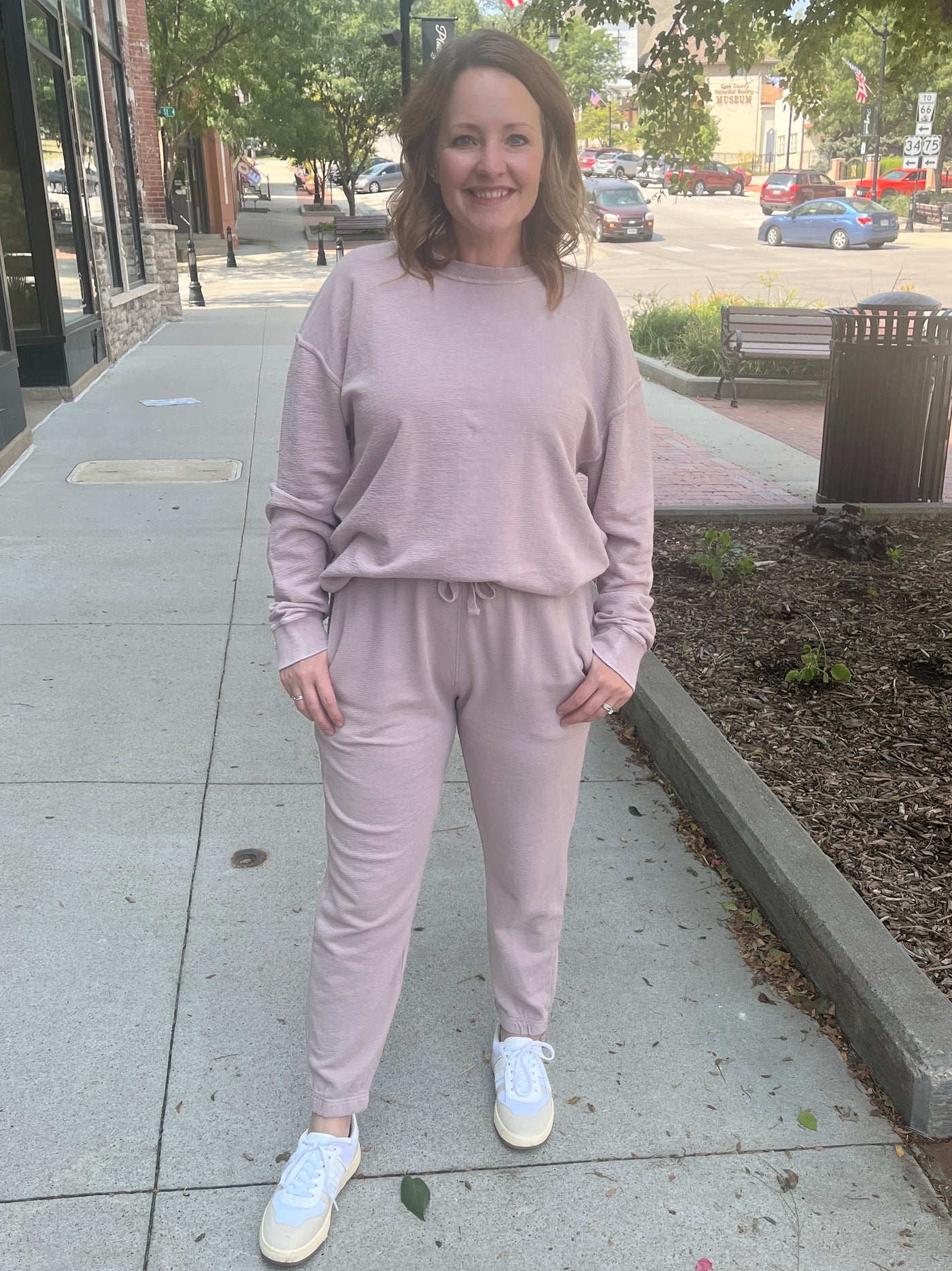 Dusty Pink Crewneck
