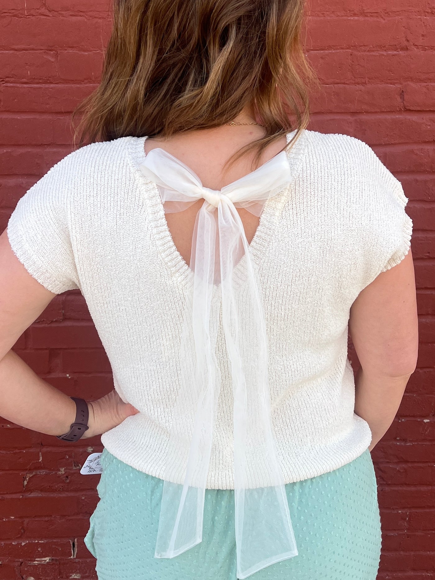 Bow Tie Back Top