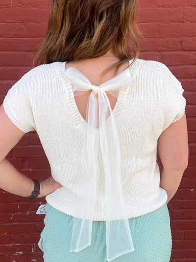 Bow Tie Back Top