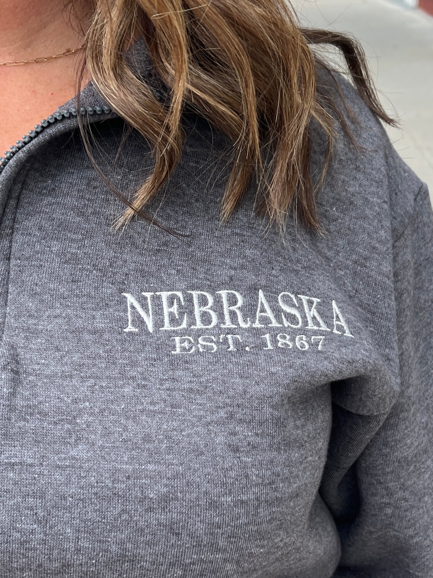 Nebraska 1/4 Zip Pullover