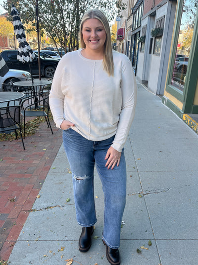 Mixed Gauge Sweater