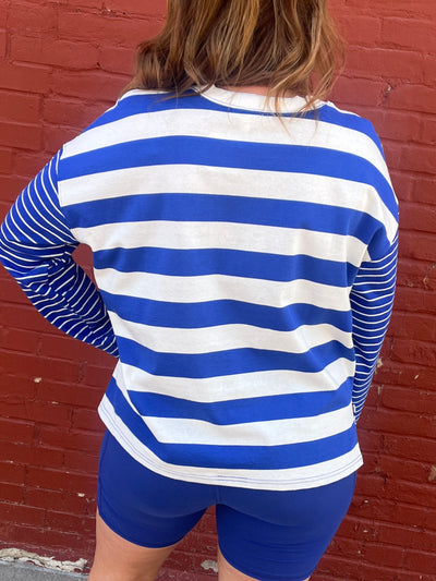 Colorblock Stripe Long Sleeve