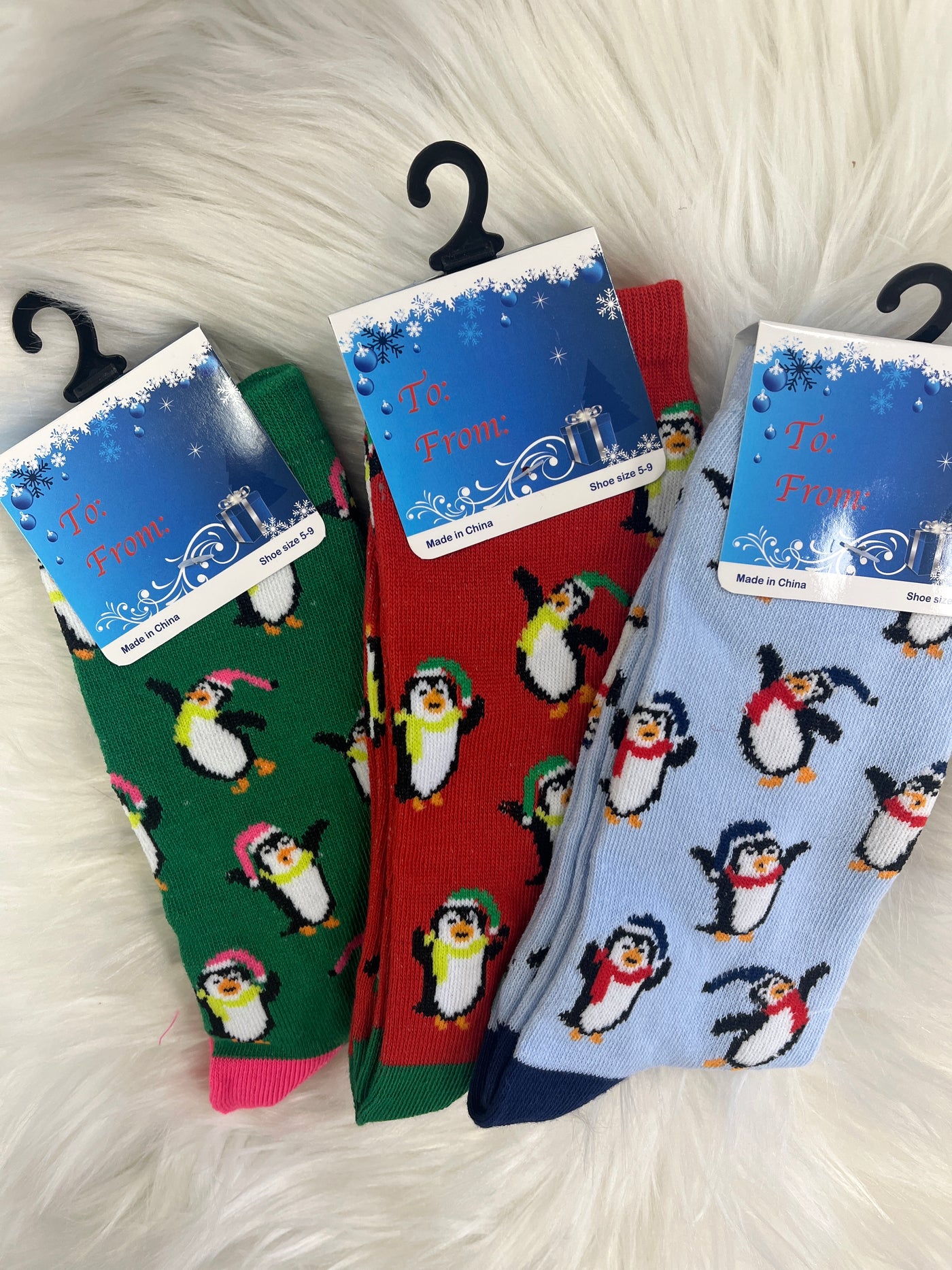 Holiday Socks - Penguin