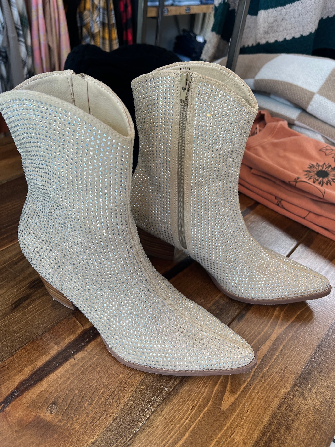 Hazel Rhinestone Boots