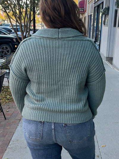 Dusty Mint Cardigan