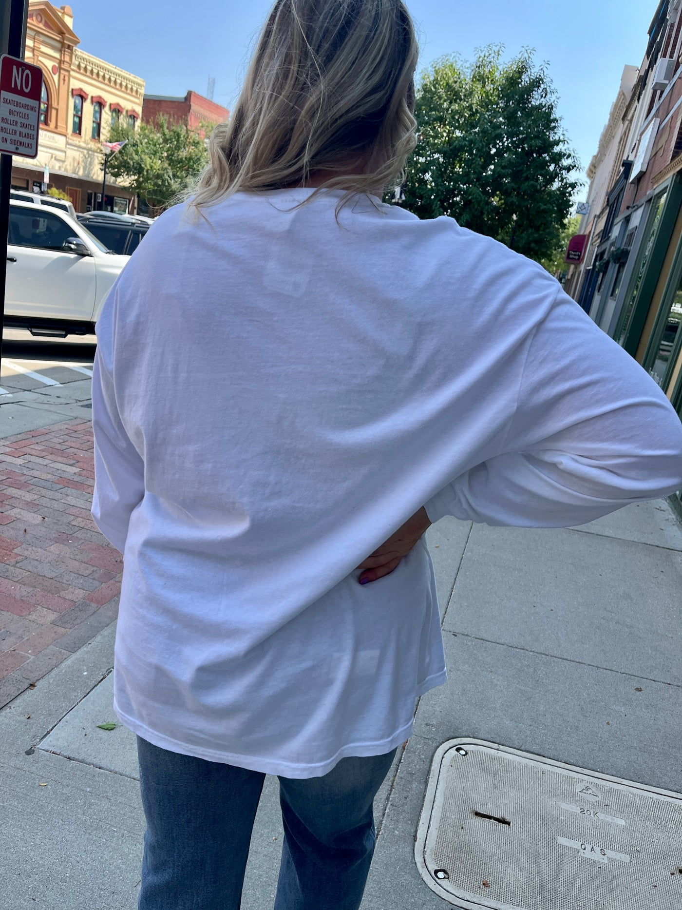 Nebraska Long Sleeve State Tee