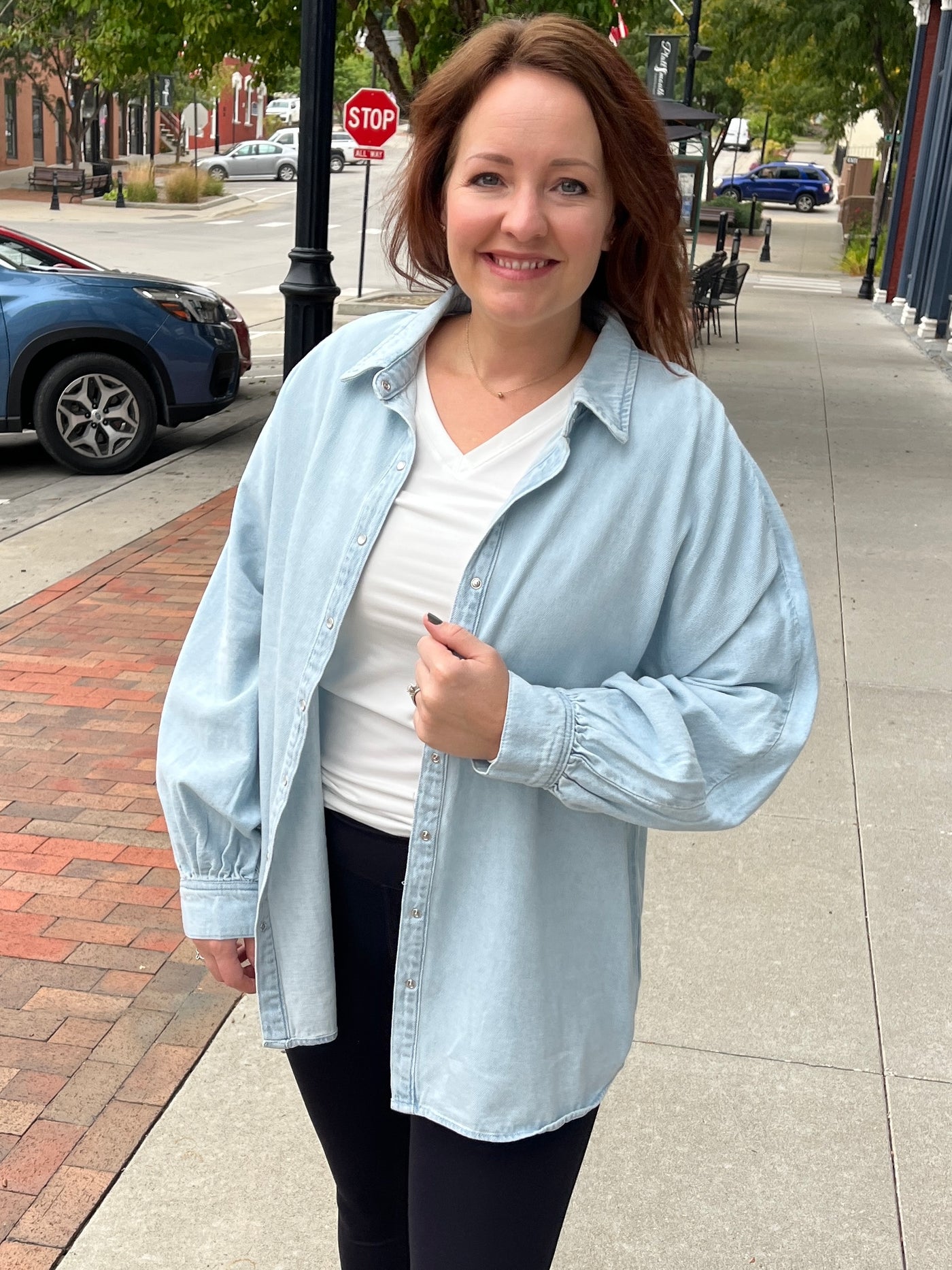 Risen Denim Shirt