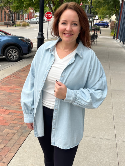 Risen Denim Shirt