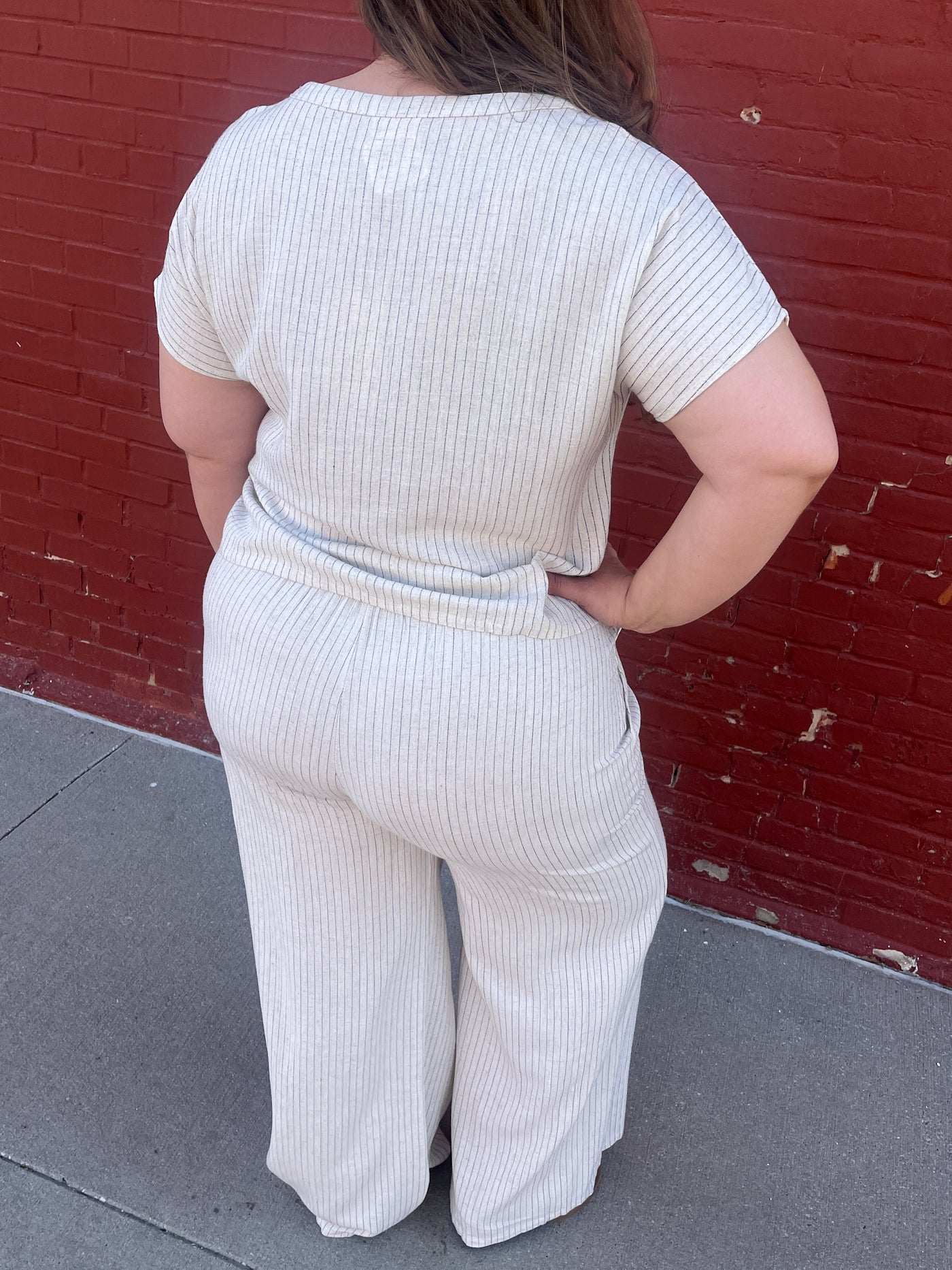 Stripe Linen Top